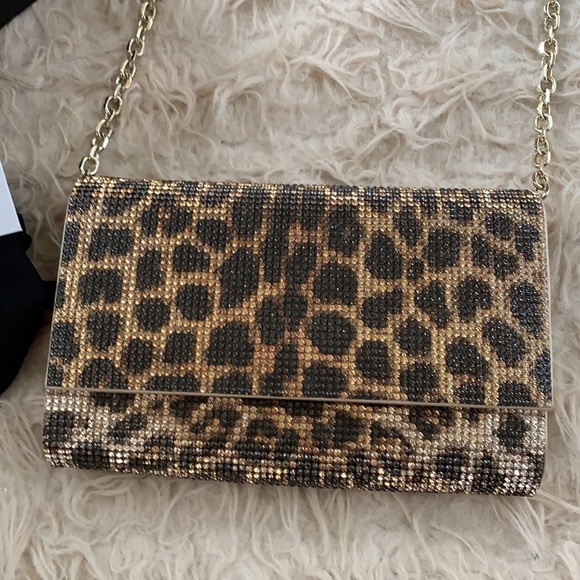 Judith Leiber NIB clutch with chain - Picture 2 of 11